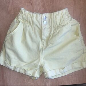 Zara Kids Yellow Shorts